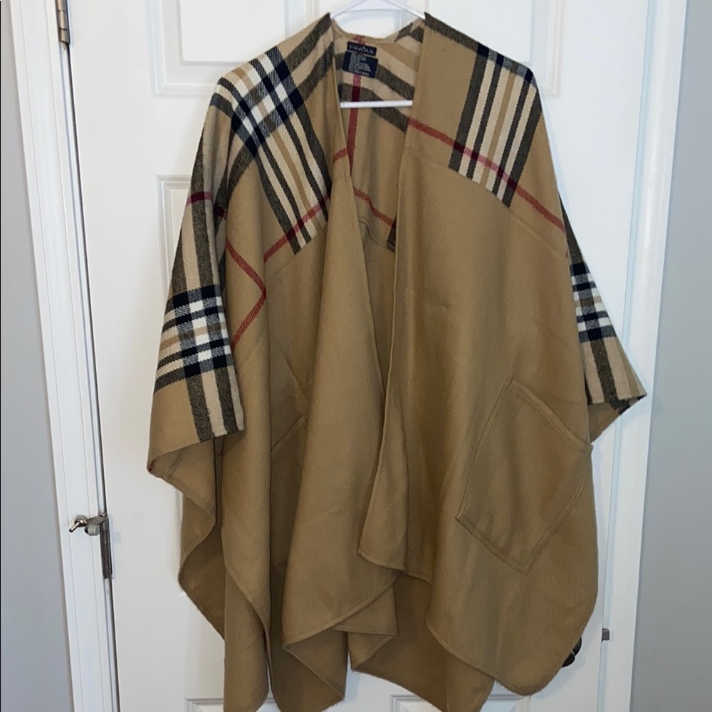 Fraas Tan Plaid Women's Jacket - Picture 1 of 2